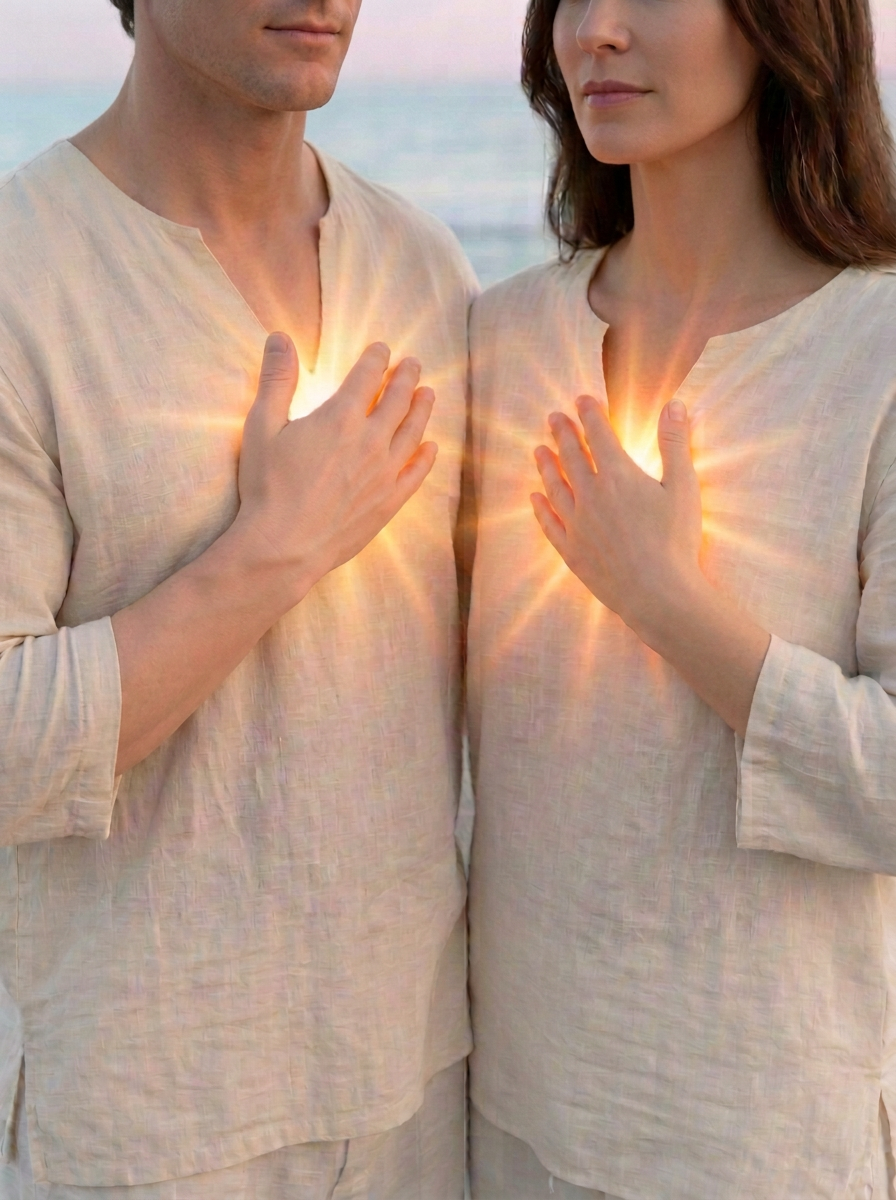 Healing hands at the heart